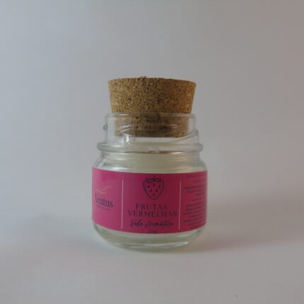 Mini Vela Aromática 30g - Frutas Vermelhas