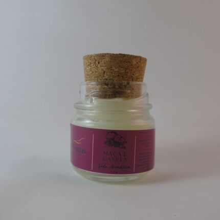 Mini Vela Aromática 30g - Maça e Canela