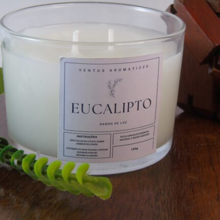 Vela Banho de luz 150g - Eucalipto